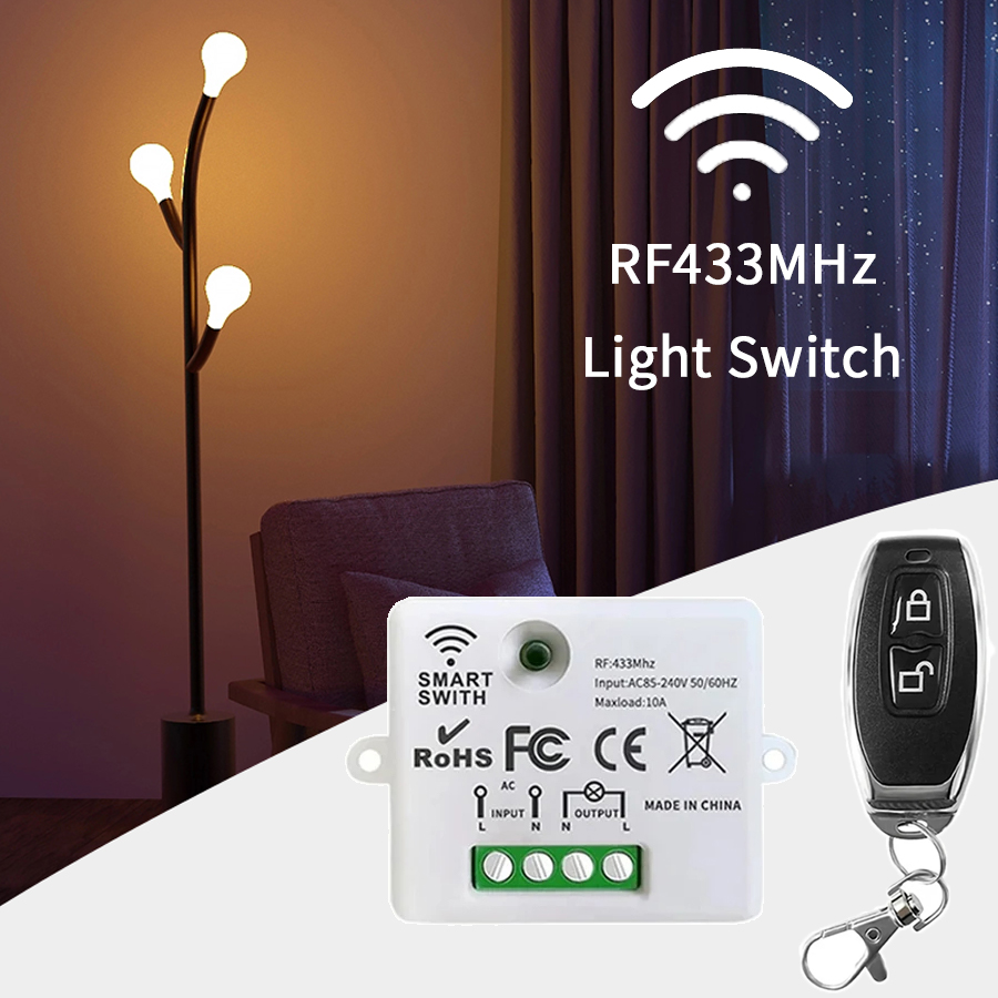 Smart Home Lighting - Interruptor de Controle Remoto Sem Fio