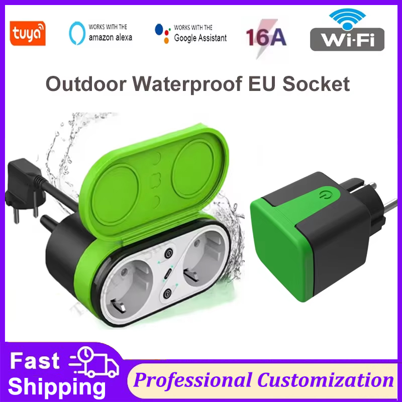 Smart Home Wiz - Tomada Inteligente Externa Tuya EU 16A