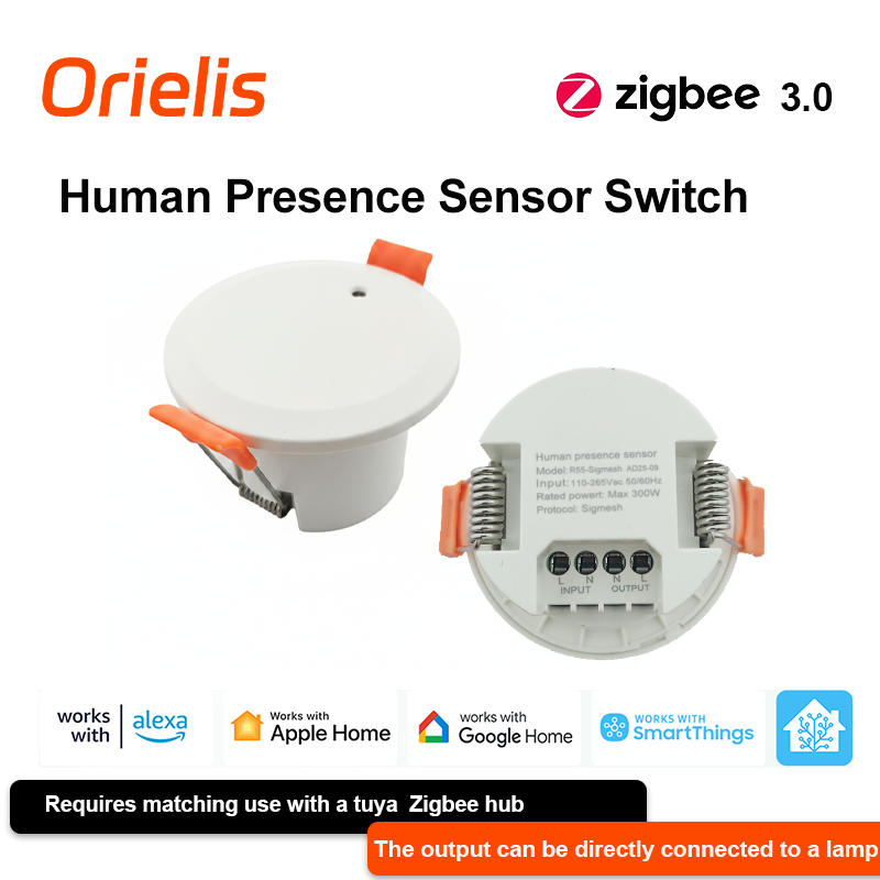 Zigbee Motion Sensor - Zigbee 3.0 mmwave radar presença humana