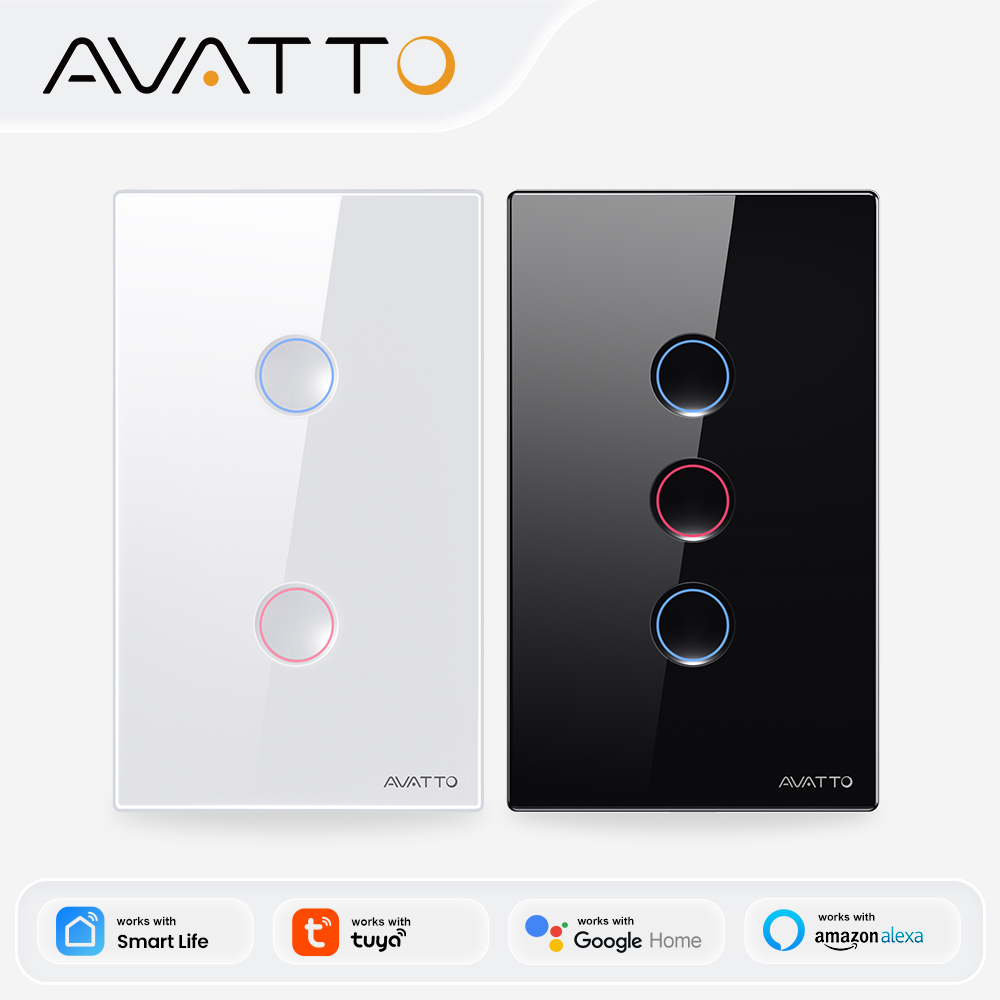 Smart Home Lighting - AVATTO Interruptor de Luz Inteligente ZigBee