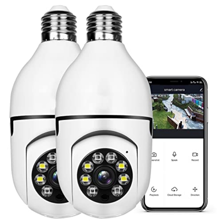 Smart Home Lighting - Câmera de segurança sem fio Wi-Fi