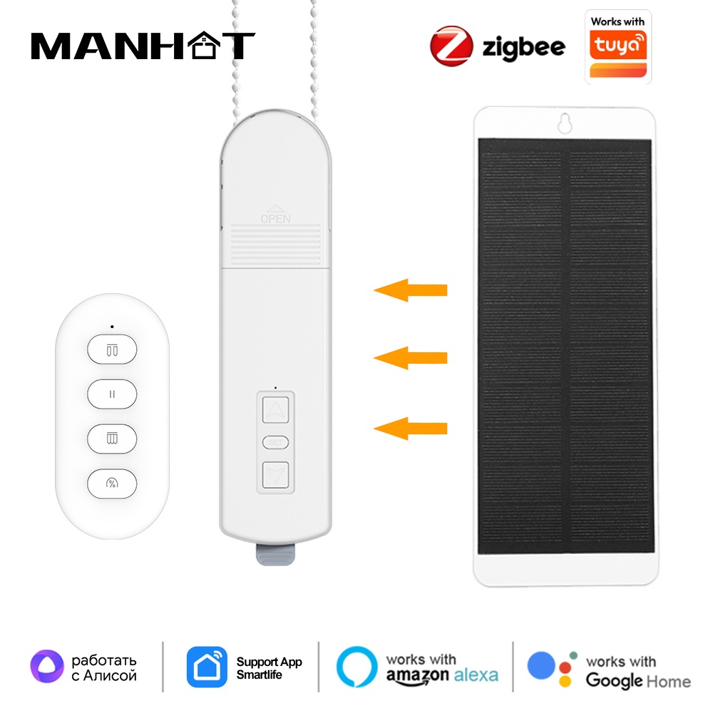 Smart Home Voice Assistant - Motor de Cortina Inteligente Tuya Zigbee