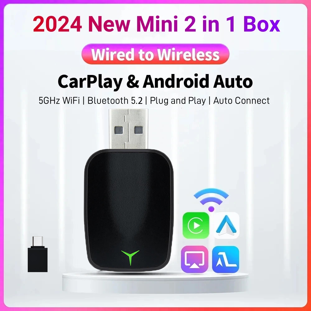 Smart Home Wiz - Novo com fio para carplay sem