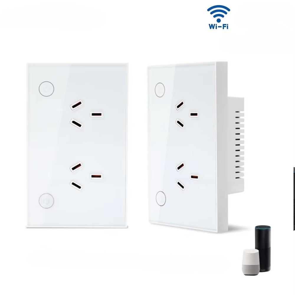 Smart Home Panel - Tomada de Parede Inteligente Zigbee Wi-Fi