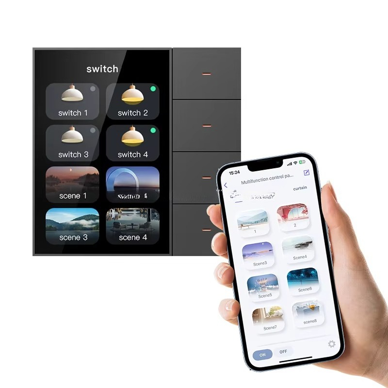 Smart Home Panel - Interruptor Inteligente F3 Pro com Painel
