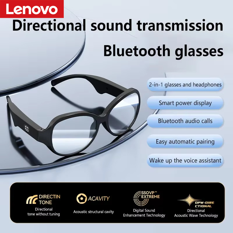 Smart Home Voice Assistant - Óculos Inteligentes Bluetooth Lenovo com Bluetooth