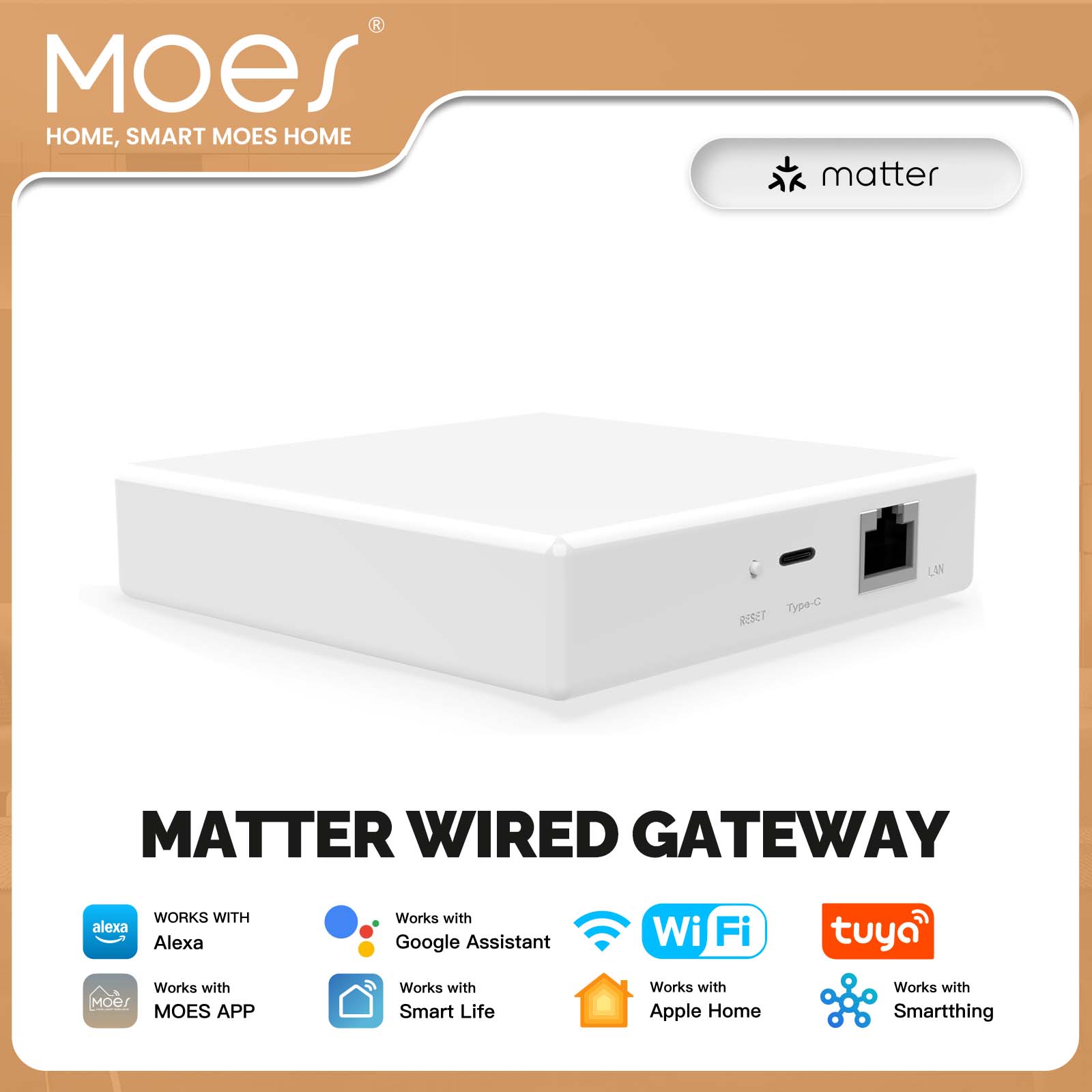 Smart Home Gira - Hub Gateway MOES Tuya ZigBee Matter
