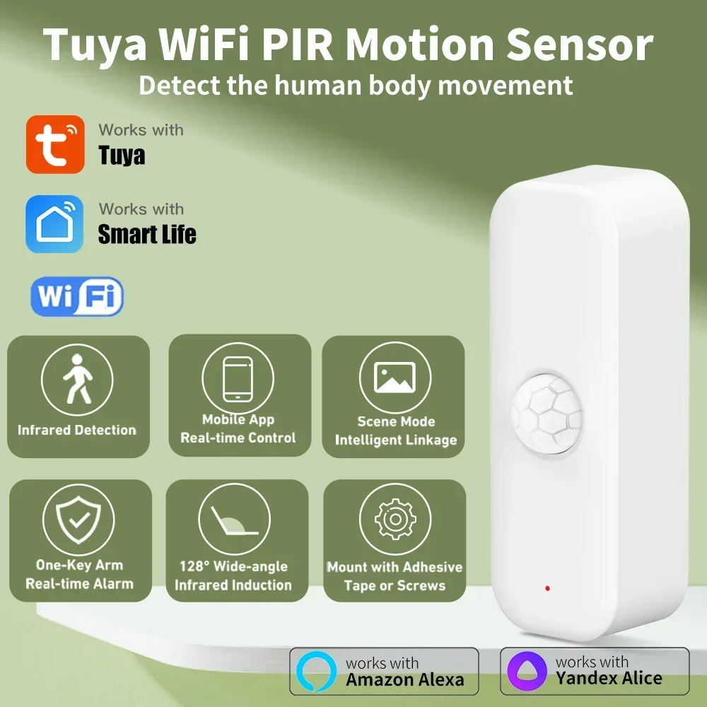 Smart Home Wiz - Tuya wifi sensor de movimento pir