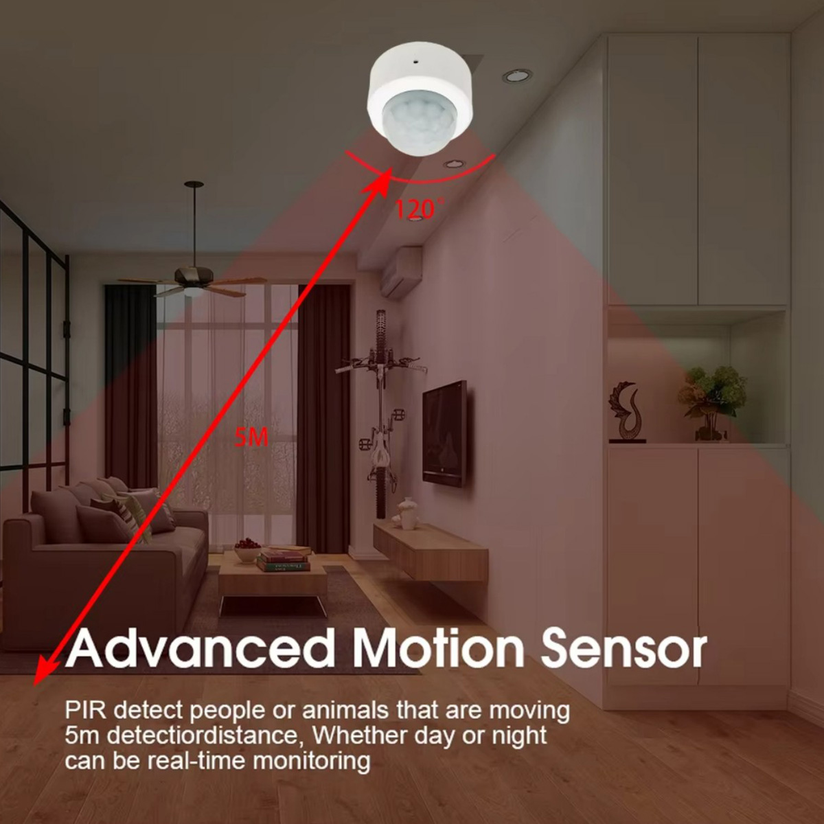 Sensor de Movimento Zigbee PIR - Zigbee Motion Sensor avaliação e preço