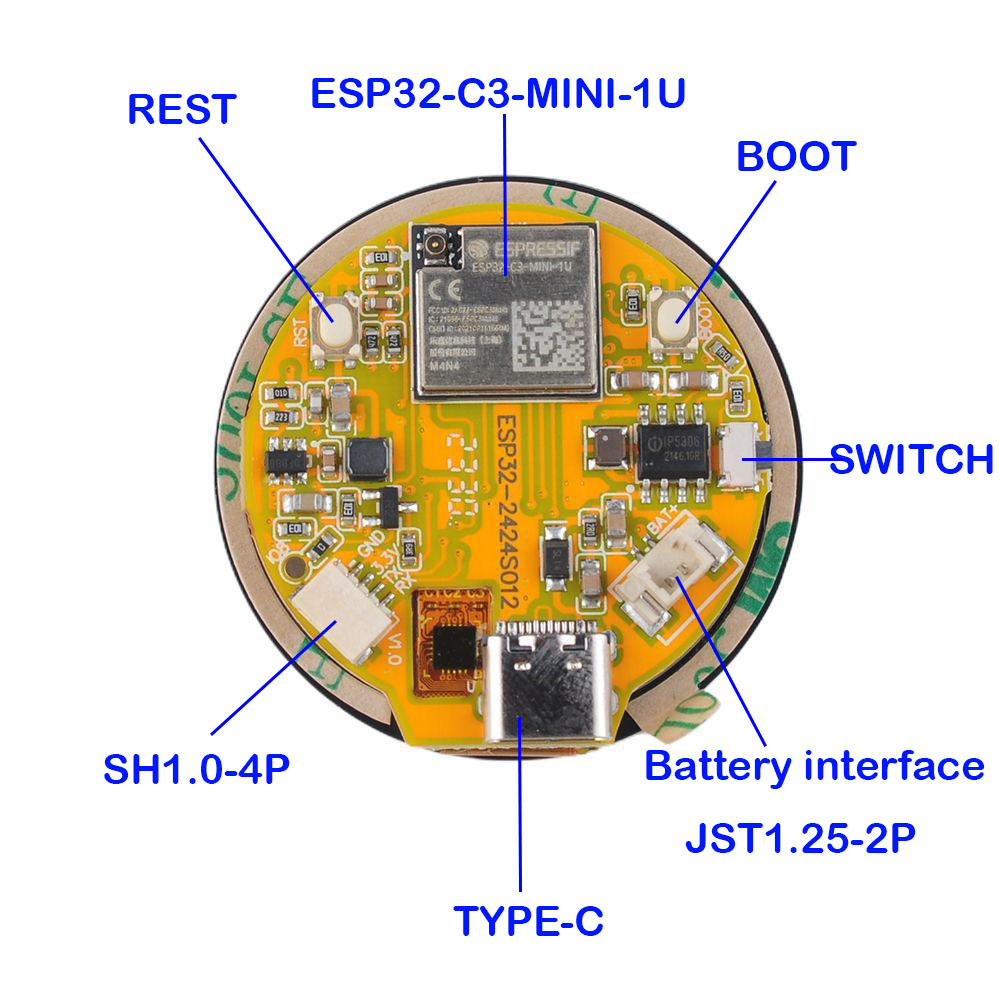 Esp32 display 1.28 polegadas E - Smart Home Wiz avaliação e preço