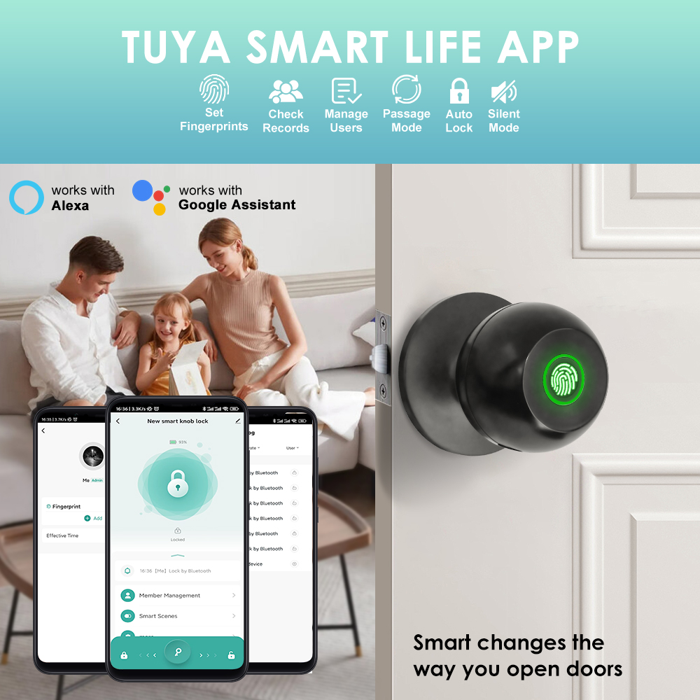 Tuya fechadura eletrônica inte - Smart Home Website avaliação e preço