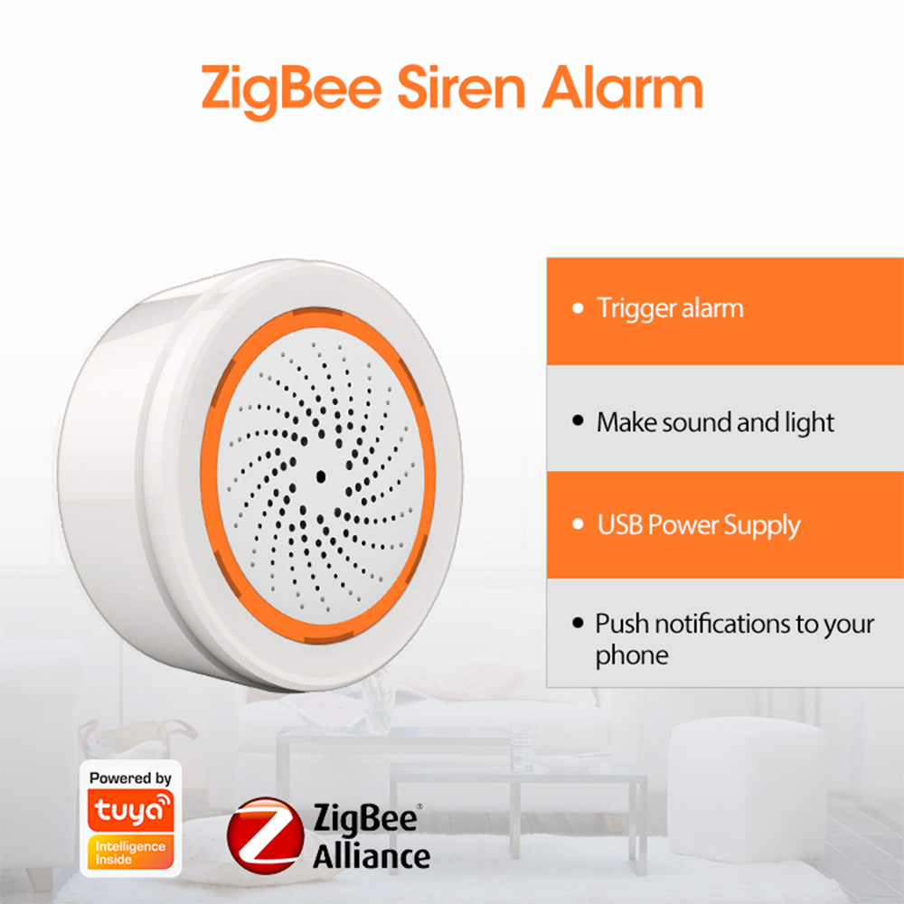 Coolcam tuya zigbee sirene int - Smart Home Gira avaliação e preço