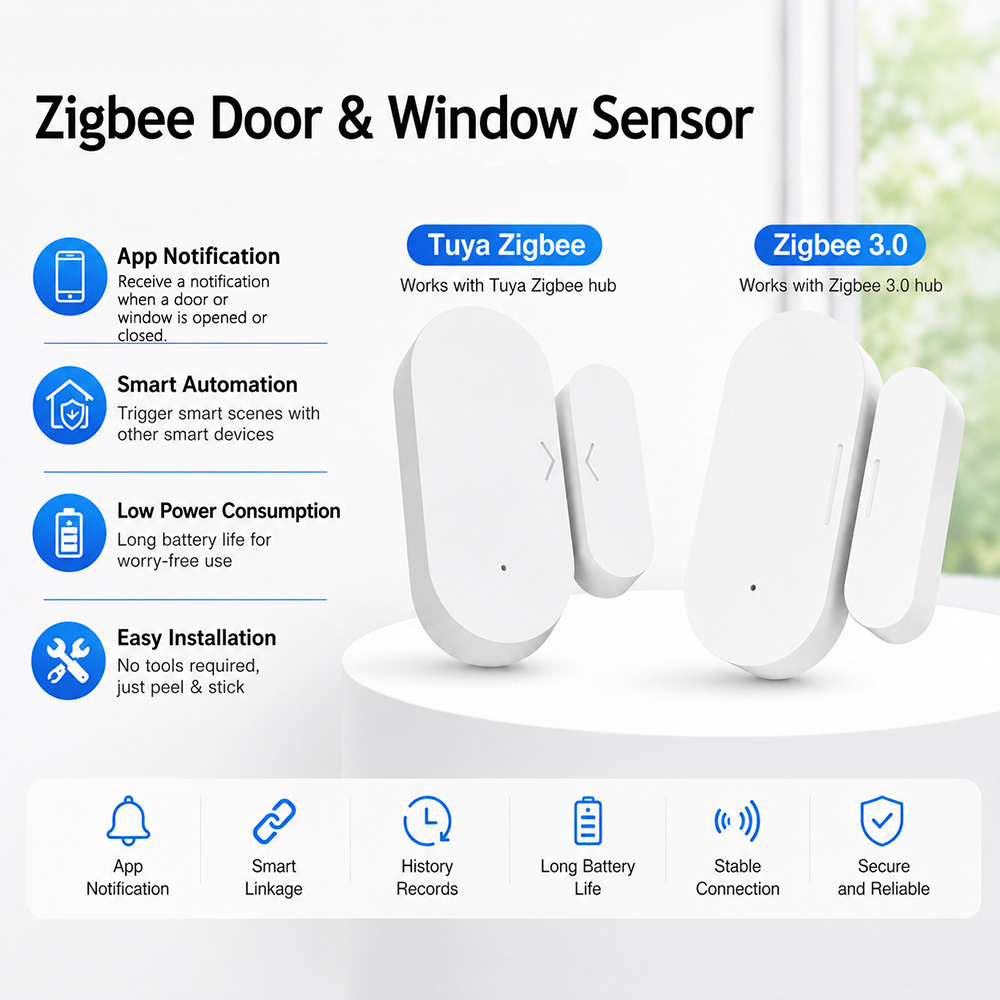 Sensor de Porta/Janela Zigbee  - Smart Home For Windows avaliação e preço
