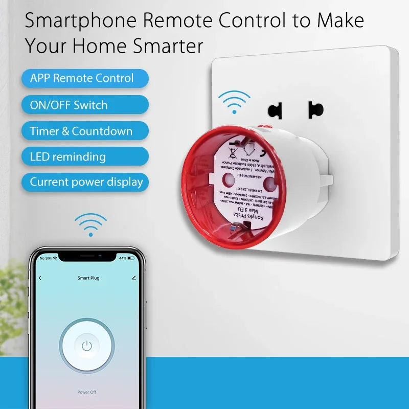 Tuya wifi tomada inteligente u - Smart Home Voice Assistant avaliação e preço