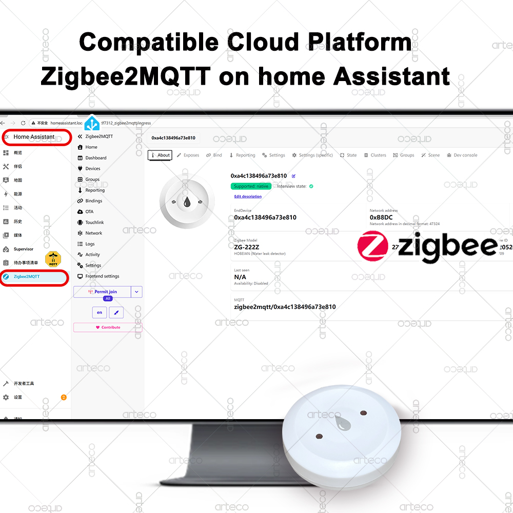 Tuya inteligente zigbee sensor - Smart Home Website avaliação e preço