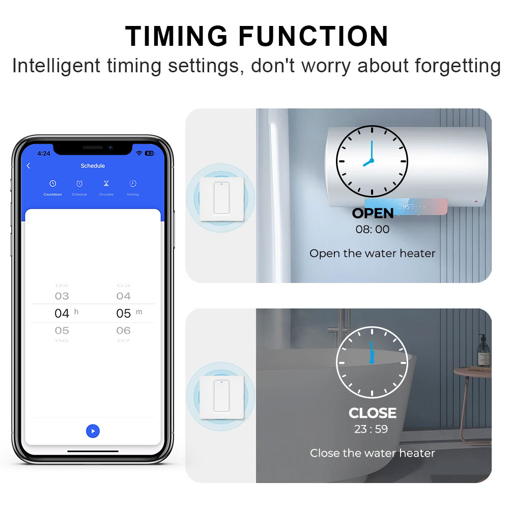 Interruptor inteligente de aqu - Smart Home Wiz avaliação e preço
