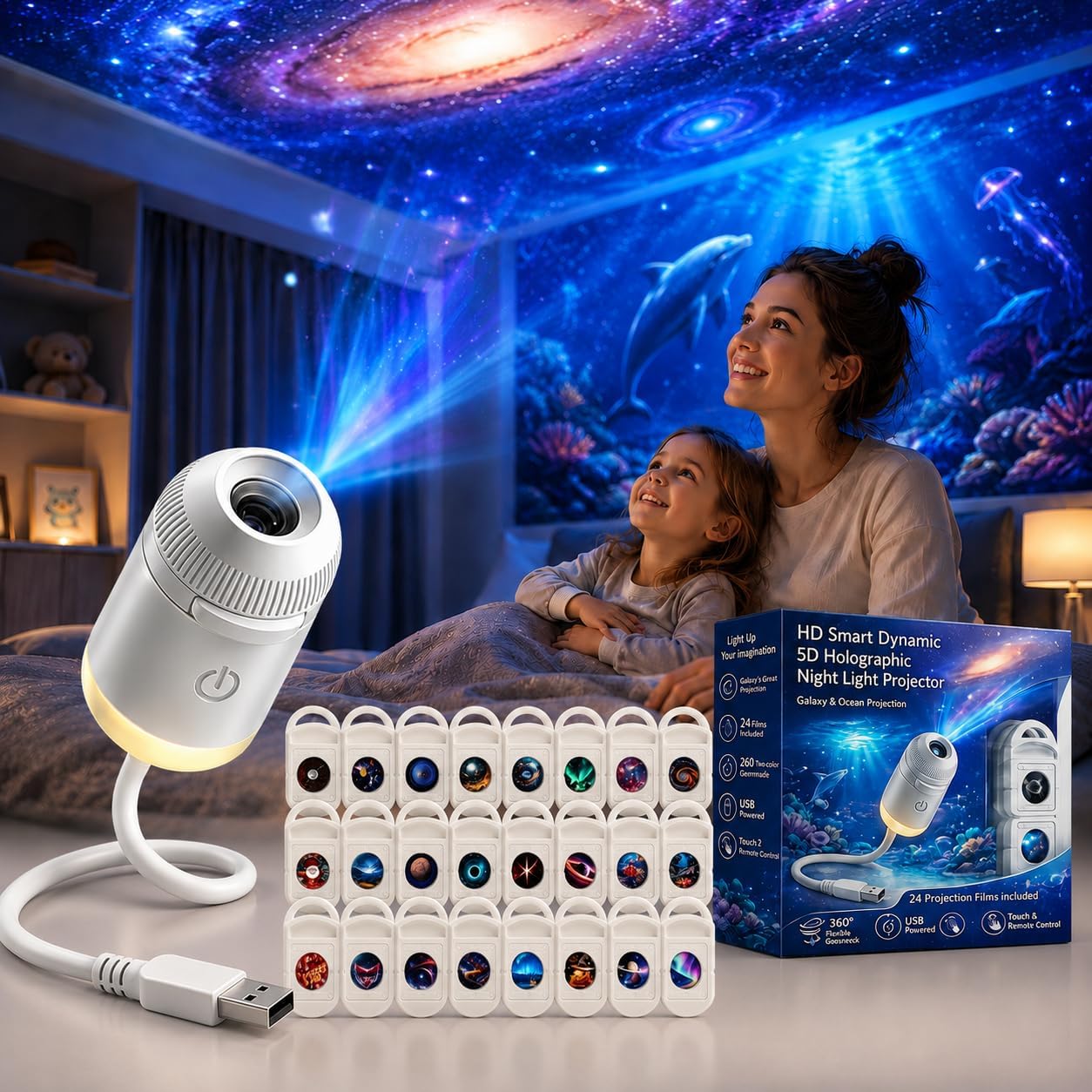 Projetor de Luz Noturna Hologr - Smart Home Lighting avaliação e preço