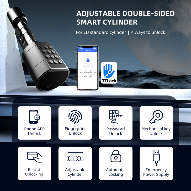 Fechadura de porta cilíndrica  - Smart Home Website avaliação e preço