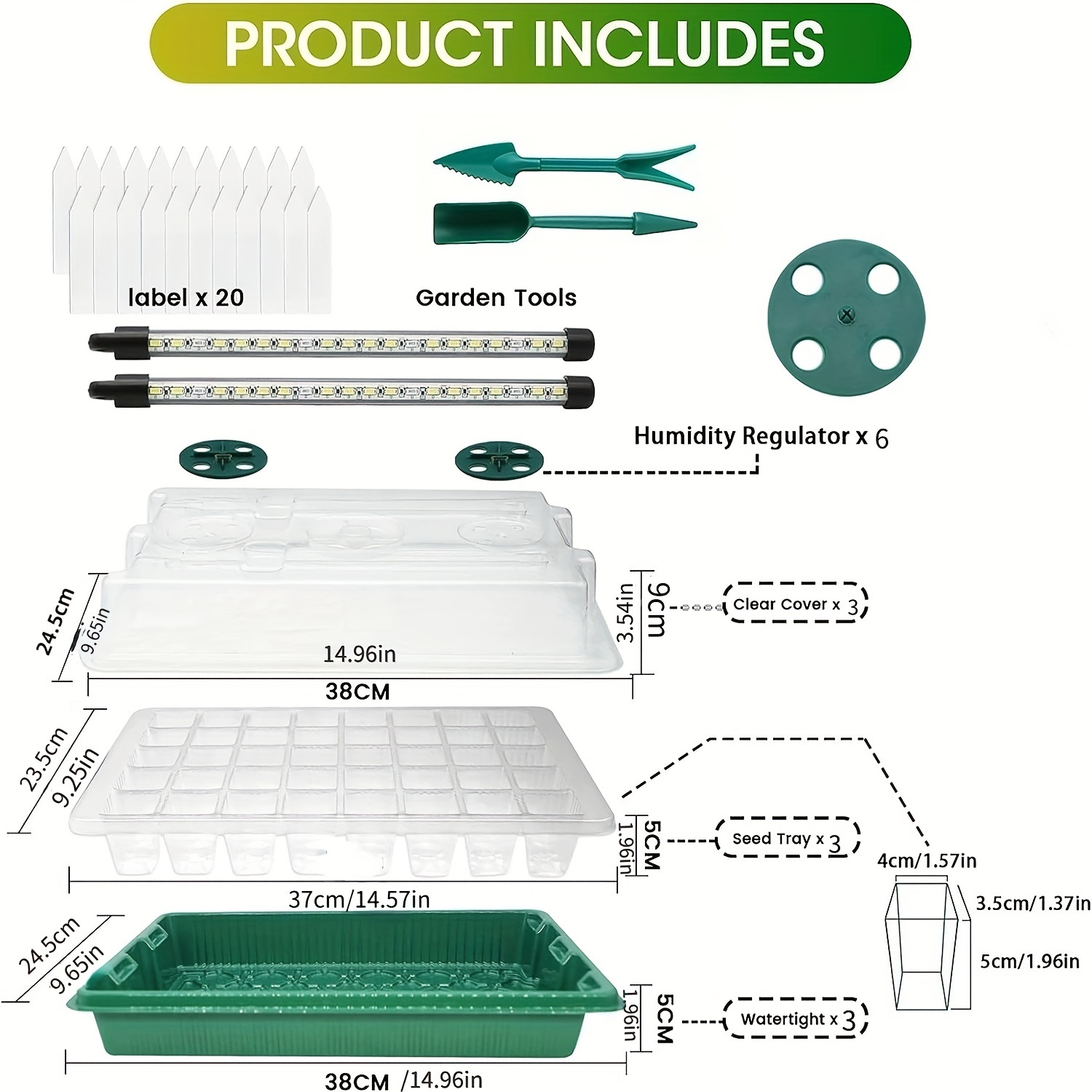 Kit de Germinação com Bandejas - Smart Home Lighting avaliação e preço