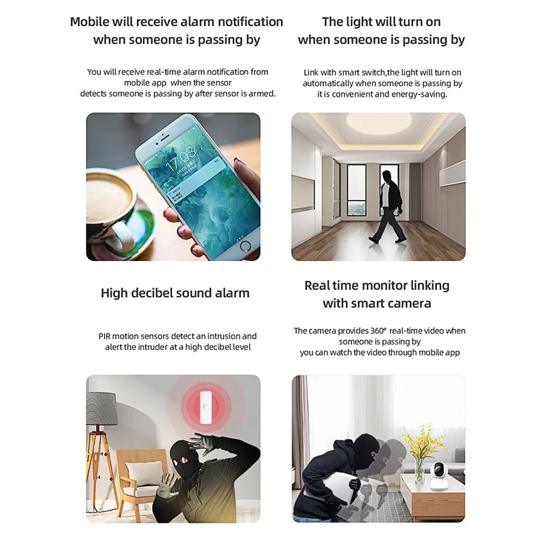 Tuya-Zigbee Sensor de Moviment - Smart Home Wiz avaliação e preço