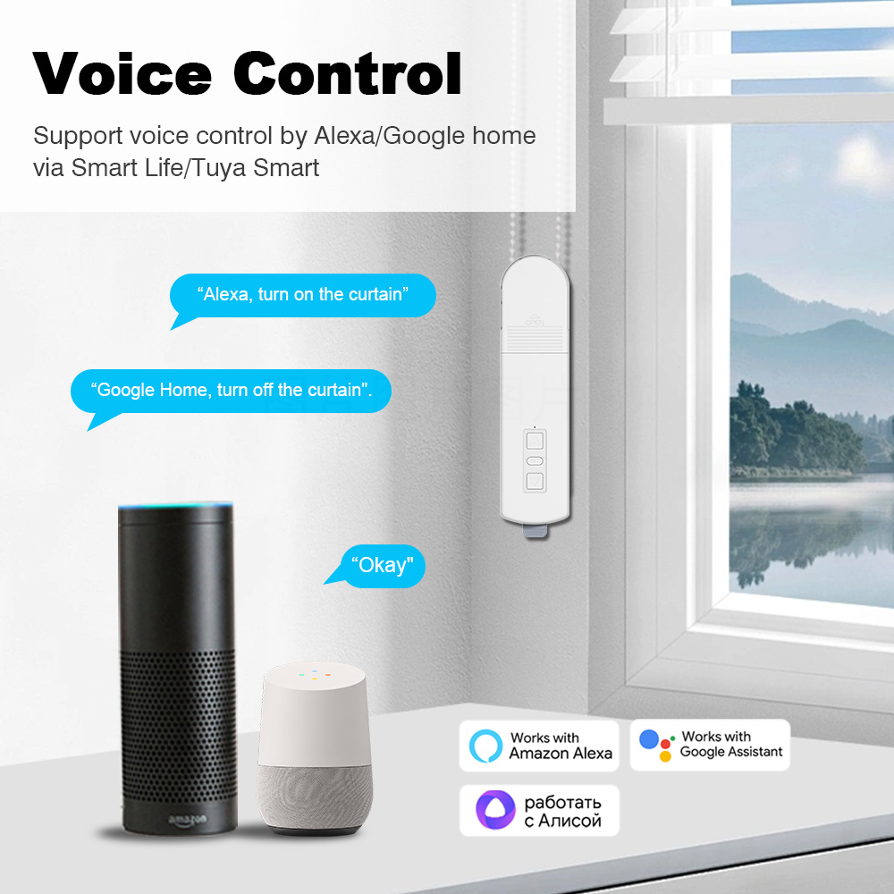 Motor de Cortina Inteligente T - Smart Home Voice Assistant avaliação e preço
