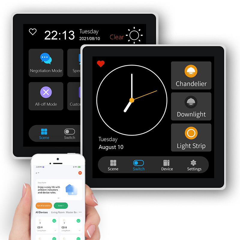 Fuers 4 Polegada tela de toque - Smart Home Panel avaliação e preço