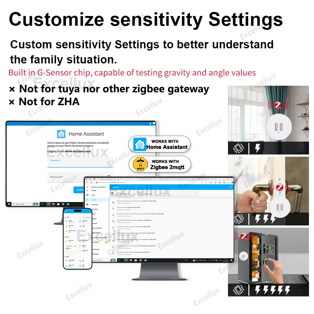 Zigbee 3.0 sensor de vibração  - Zigbee Motion Sensor avaliação e preço